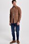 Men's Slim Fit slim fit checkered winter lumberjack shirt - 3