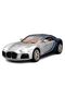 DKH 1:24 Scale Die-cast SUV/Sports Car Model, Zinc Alloy, Pull Back Action with Lights and Sound