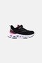 Kids Girl Velcro Closure Outdoor Shoes, Black - 3