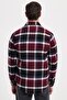 Men's Slim Fit slim fit checkered winter lumberjack shirt - 7