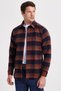 Men's Slim Fit slim fit checkered winter lumberjack shirt - 7