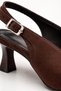 Women's Pointed Toe Slingback (6 cm) Heeled Shoes |   Elegant Buckle-Strapped Mid-Heel Casual & Stylish Model - 4