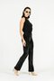 Halter Neck Chain Detailed Soft Textured Blouse - 7