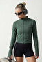 Freya Green Seamless Shaping / Sculpting Slim Fit Women's Sports Jacket - 2