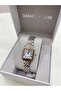 Square Metal Bracelet Roman Numeral Wristwatch - 2
