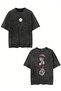 Unisex Acid Washed Oversized T-Shirt – Cotton Casual Comfort Fit - 2