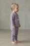Unisex Baby & Kids Tracksuit Set Cotton Stretch Fabric Cute Goose Printed Lilac 2-Piece Bottom and Top Set - 6