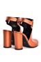 Sandale piele toc gros Single Strap Brick - 3