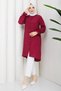 Women's Gipe Detailed Long Shirt Tunic - 4