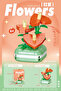 Anthurium Flower Model Character Figure 3D Building Toys - 3