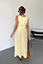 Women's Skirt Blouse 100% Cotton Double Set Yellow - 26Y 6031 - 5