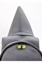 Unisex-Adult Hooded Backpack Grey Neon Yellow - 3