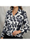    Patterned Satin Shirt