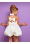 Girl's Balloon Dress with Bow Detail on the Back
