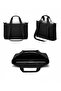 15-16.9 Inch Handheld and Shoulder Laptop and Shoulder Bag with Black Water Repellent Fabric Features - 3