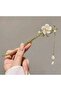 Chinese Hair Style Clip with Different Flower Design 1Pc Any One from the Pictures Will Be Sent - 2