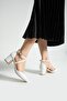 Black Women's Strappy High Heels - 3