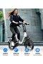 Folding Electric Bike 350W Motor 36V8AH Battery 40 KM/H Speed 25-30 KM Range Disk Brakes - 4