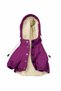 Hooded Fur Dog Coat Purple – Winter, Cold-Proof, Stylish Dog Clothing, Small Breed - 3