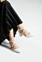 Black Women's Strappy High Heels - 4