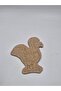 10 Pieces Wooden Painting Cute Rooster School DIY Activity Activity Art 15 cm - 3