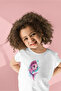 Fish Printed Cotton Crewneck Girls' T-Shirt - 2