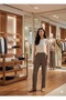 Buuble Casual Elastic Waistband, No Elastic Legs, Comfortable Bottoms, Sweatpants