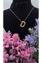 Letter D Balloon Steel Necklace - Gold & Silver Color Options 45cm Stainless & Tarnish-Resistant