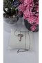 Letter t Balloon Steel Necklace - Gold & Silver Color Options 45cm Stainless & Tarnish Resistant - 3