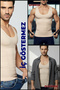 Men's Corset Undershirt 2-Pack – Waist, Chest and Abdomen Shaping / Sculpting , Supportive and Firming White - 7
