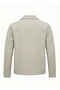 Men's Transitional Coat with Double Pockets on the Chest, Cream & Beige - 3