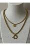 Gold Chain Necklace Set - 3