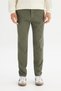 Regular Fit Normal Cut Normal Waist Cotton Stretch Khaki Chino Pants - 2