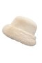 Plush White Heart Hat - 2