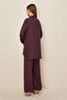 Shirt Collar Pants Suit 46221 - 4