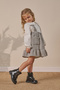 Girl's Shirt Dress with Pocket Detail Black - 2