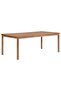 Garden Table 200x100x77 cm Solid Teak Wood