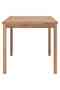 Garden Dining Table 160x80x77 cm Solid Teak Wood - 2