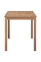 Garden Dining Table 120x70x77 cm Solid Teak Wood - 2