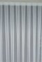 Luxury Steel Armor Tulle Curtain - Non-Iron Striped Tulle (1/2.5 Regular Pleat)