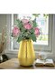 Hammered Gold Mild Steel Floor Vase 45cm - 3
