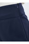 Women Navy Blue Wide Leg Trousers - 3
