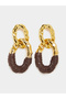 Textured Link Earrings