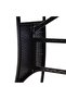 Garden Table Black 170x80x74 cm Poly Rattan - 5
