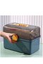 Clear Storage Box Organizer, Family First Aid Case Medicine Container with Trays