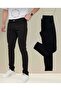 Men's Regular Fit Straight Leg Stretchy Lycra Denim Jeans Trousers - 2