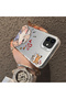 iPhone 12/12 Pro Compatible Heart-Themed Fox Rabbit Printed Case, Matching Finish for Friends and Couples - 2