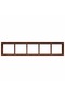 Planter Rusty 200x40x40 cm Weathering Steel - 5