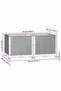 Raised Bed 80x40x38 cm Polypropylene - 7