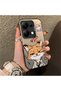 Poco M6 Pro 4g Compatible Heart-Themed Fox Rabbit Printed Case, Matching Cover for Friend and Couple